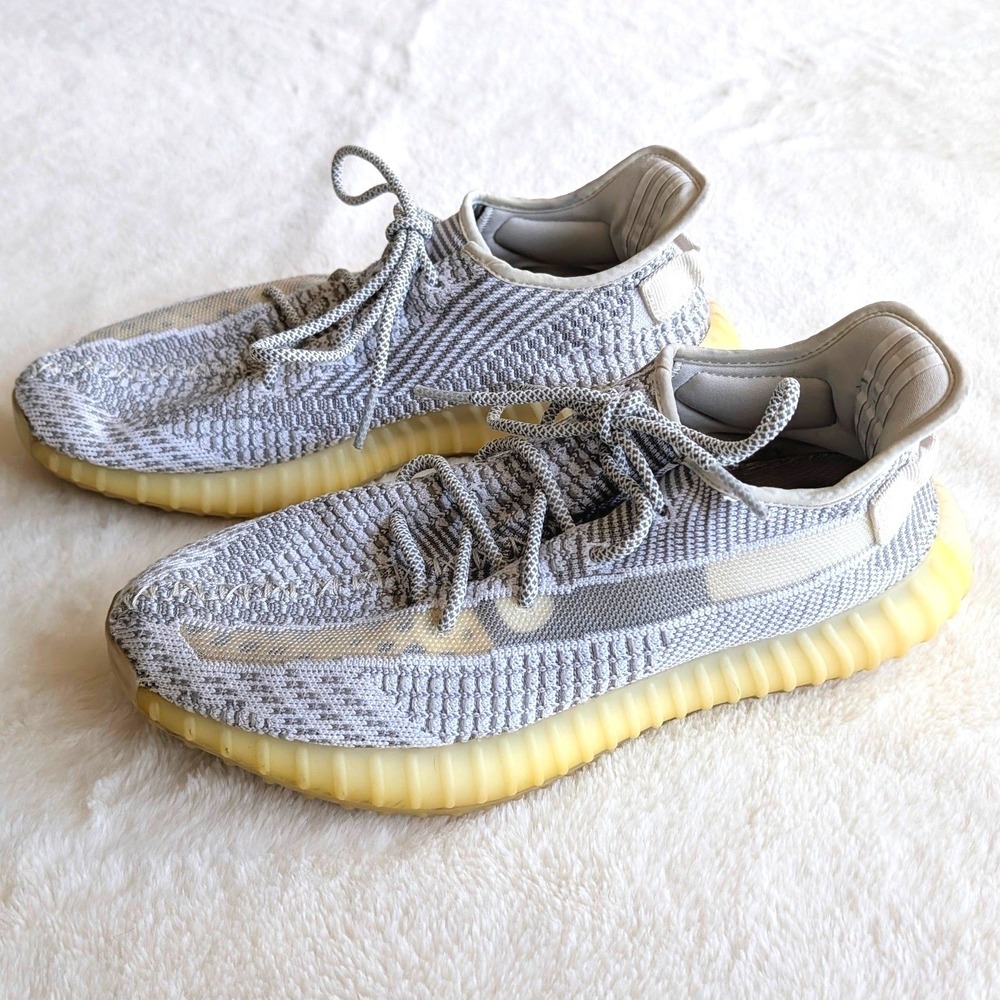 Adidas Yeezy Boost 350 V2 Static Non-Reflective Grey White EF2905 Mens 12